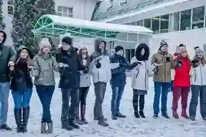 Тимбилдинг зимой в Подмосковье